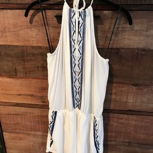 Forever 21, White & Navy Women’s Romper